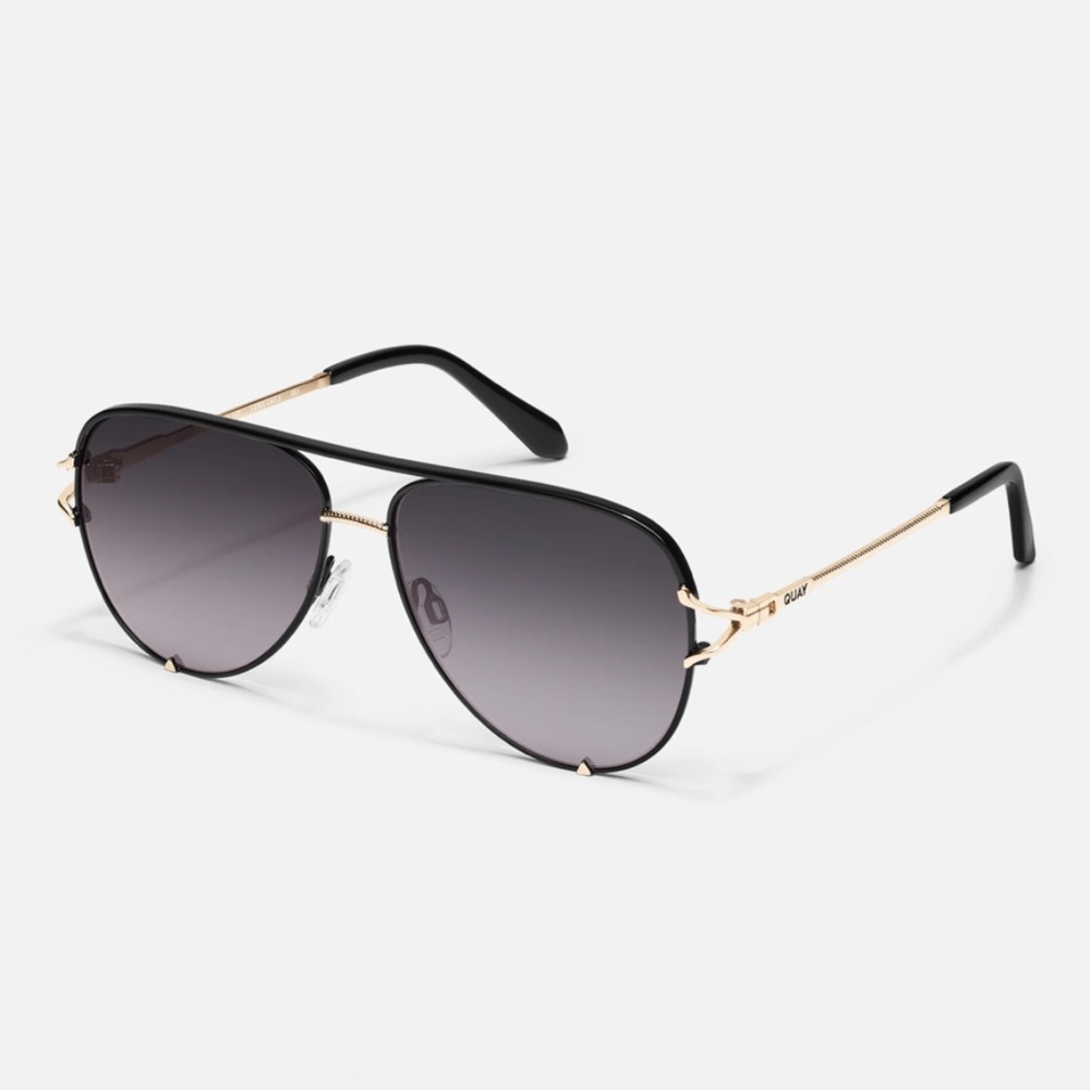 Quay Australia Sunglasses "High-Key Twist" black/smoke - Picture 2 of 5